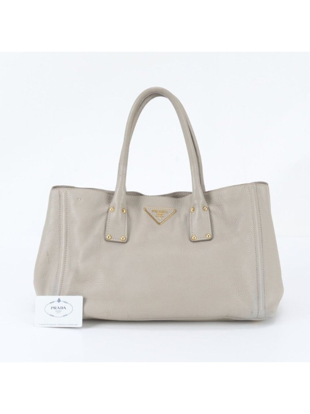 Prada Vitello Daino Leather Tote Bag